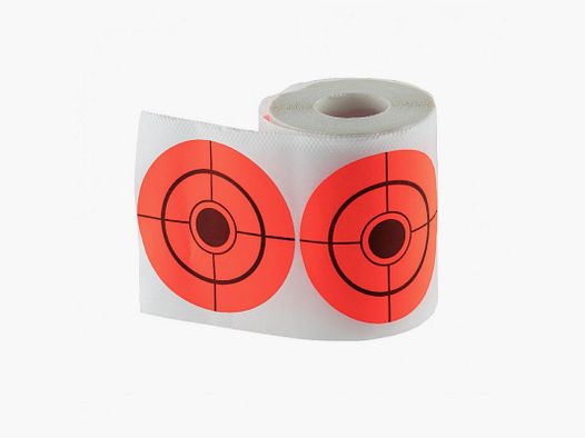 Rouleau de 250 cibles stickers 7.5cm de diamètre