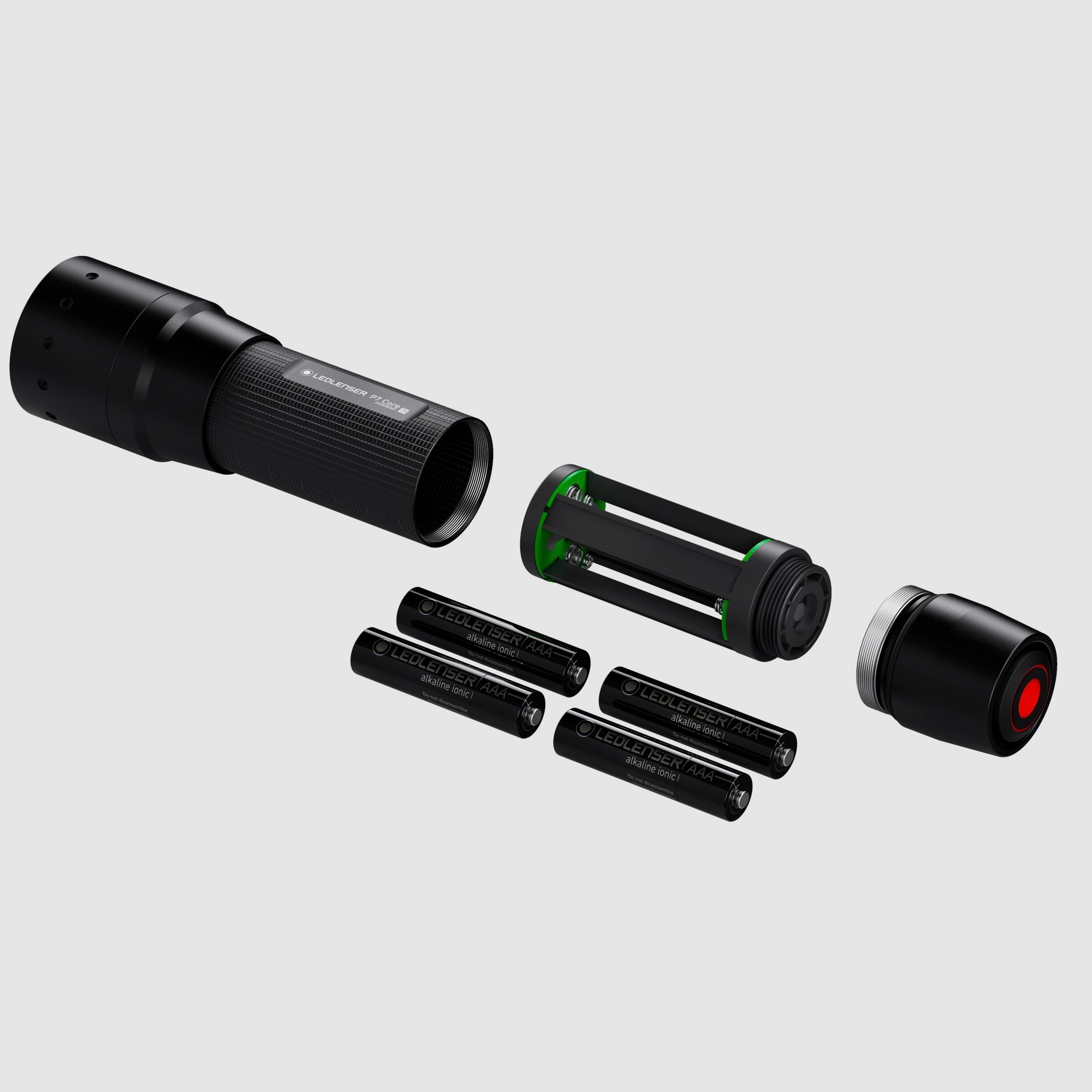 Ledlenser 502180 P7 Core Taschenlampe bis zu 450 Lumen 220 Meter