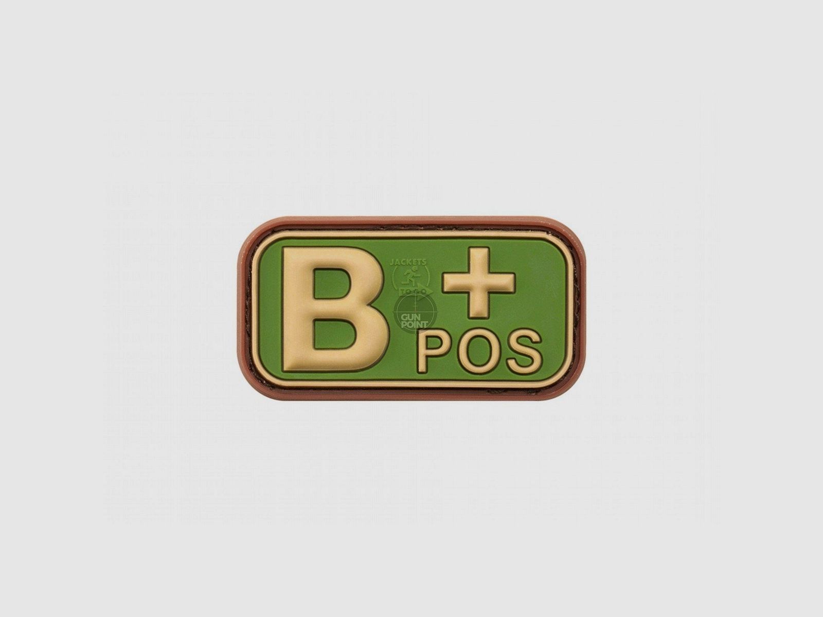 Bloodtype Rubber Patch B Pos