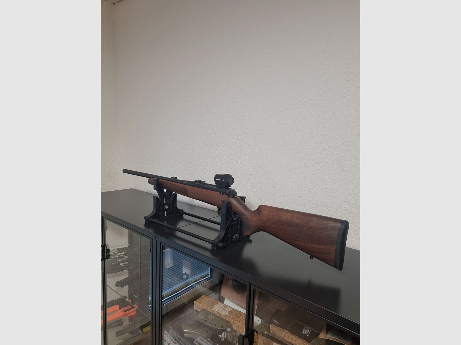 Steel Action Steel Action HS .308, Minox RV 1, Holzschaft