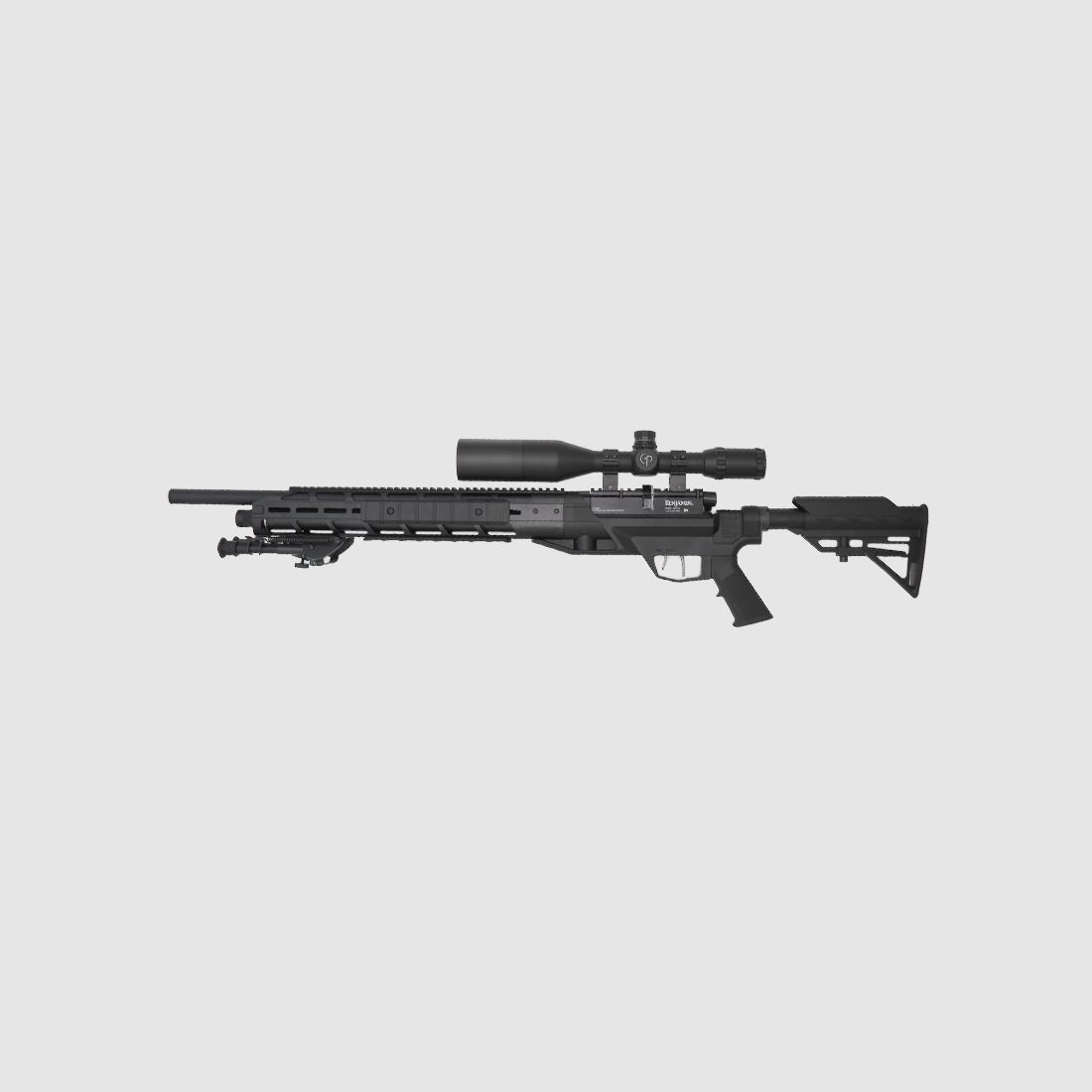 PCP-Büchse Benjamin Armada 5,5mm 19,9 Joule Crosman + Zielfernrohr 4-16x50 + Zweibein - gebraucht