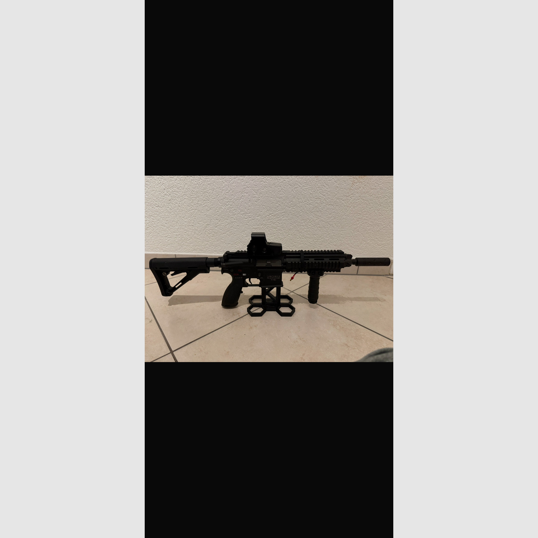 HK416C Airsoft inkl. Schalldämpfer & 2 Magazine