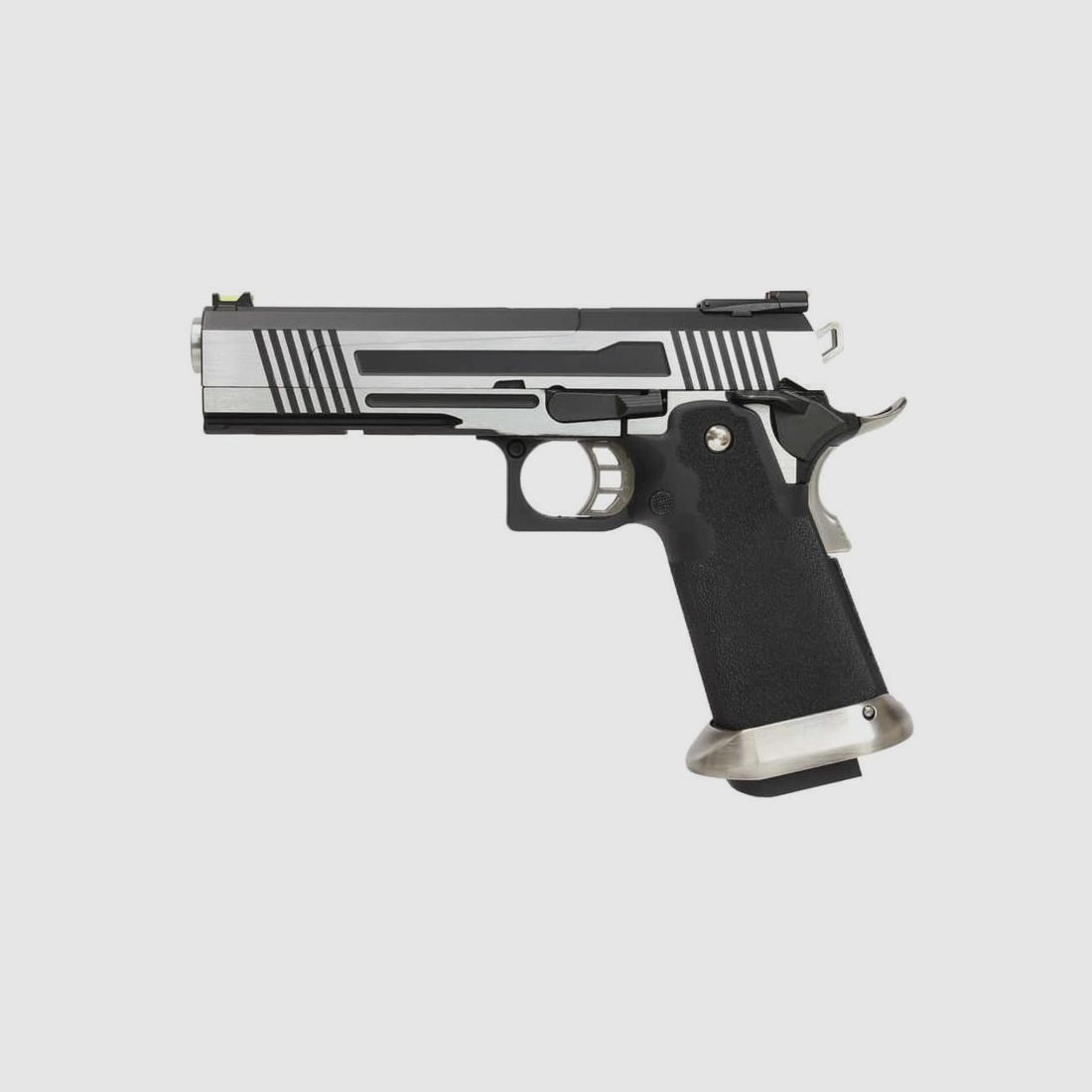 Replik Pistol GBB AW CUSTOM HX100 - Split Silver - Realismus und Präzision - Für leistungsstarkes Airsoft, Bild 1 von 5