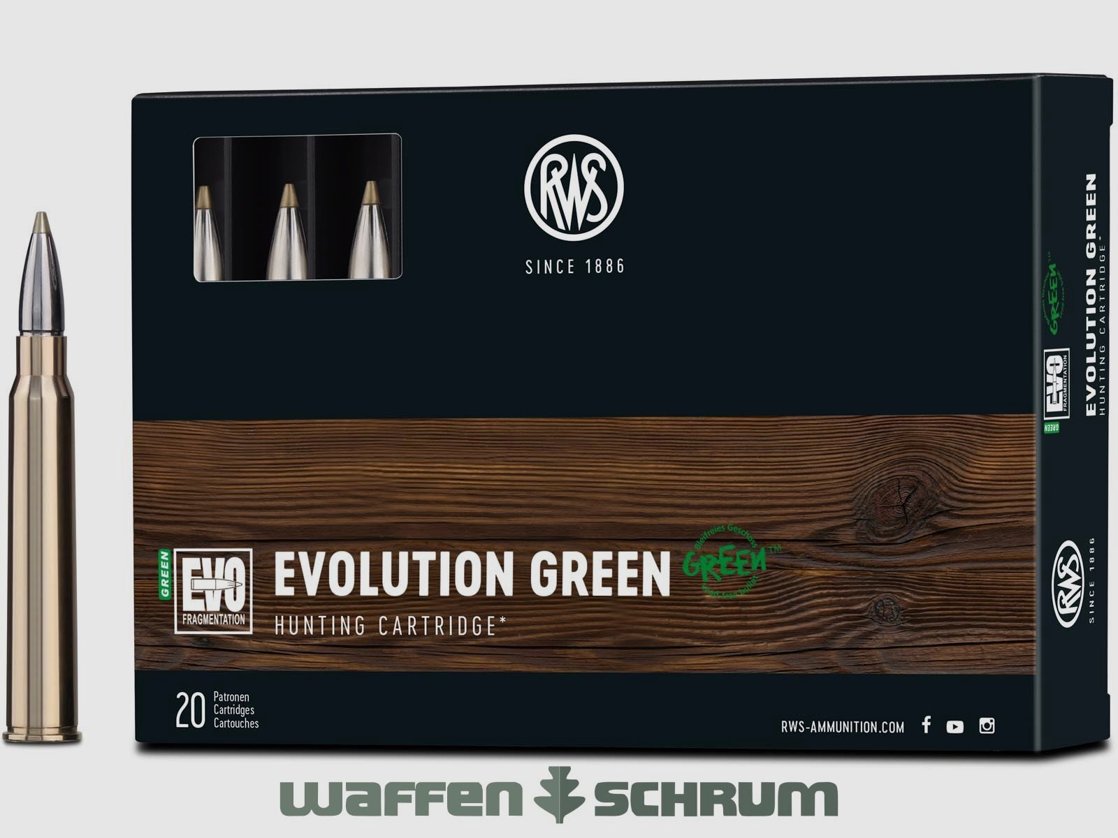 RWS .30RBlaser Evo Green 9,0g - 139gr.
