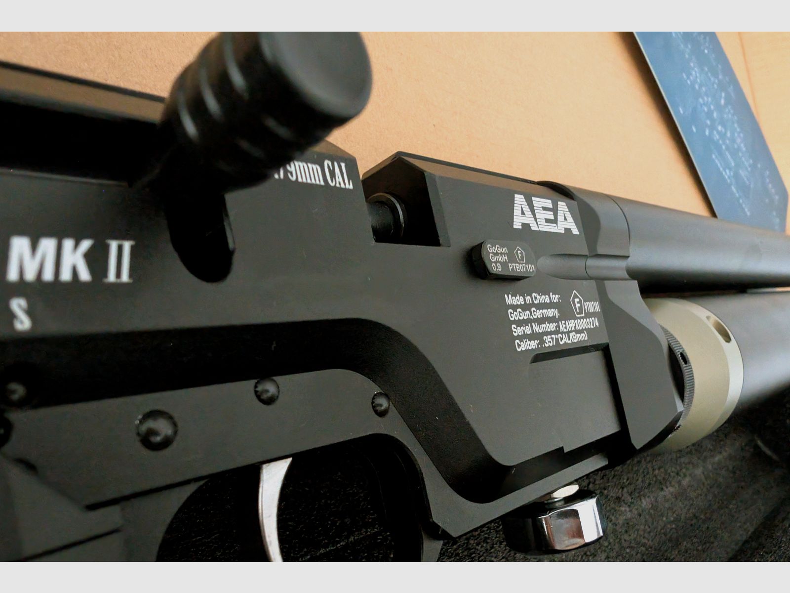 AEA HP Max MK2, original, neu und unbenutzt, inklusive Red Dot, 3 Magazine, Slugs, Diabolos x2
