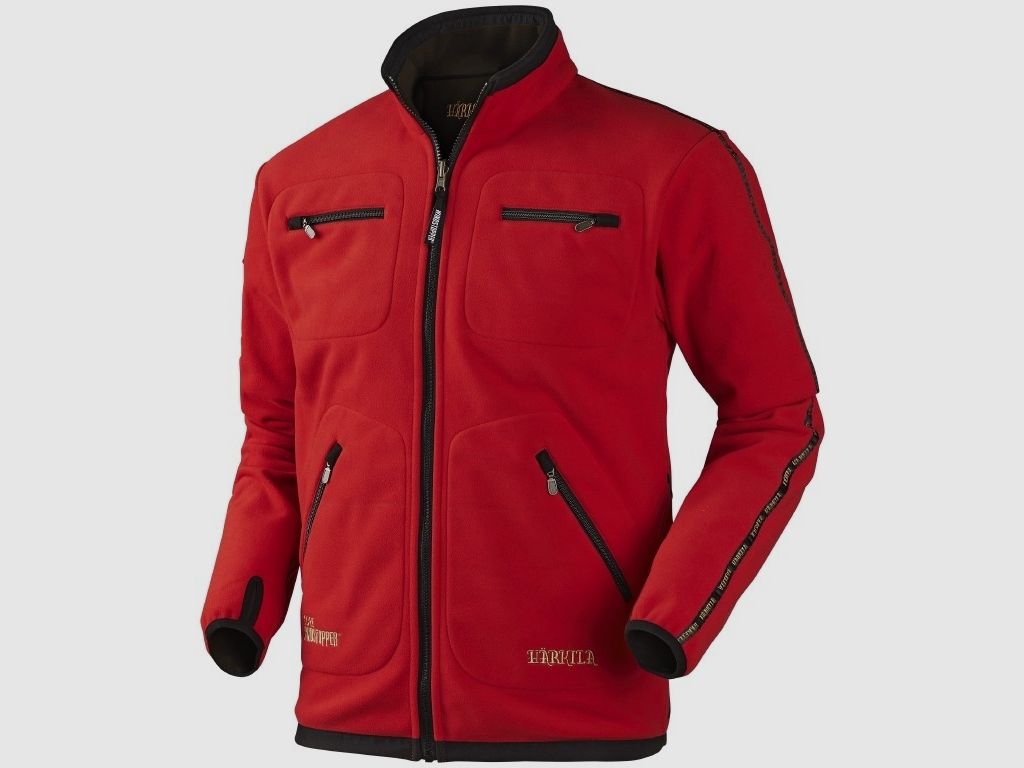 Härkila Kamko veste polaire – marron/rouge, image 5 sur 12