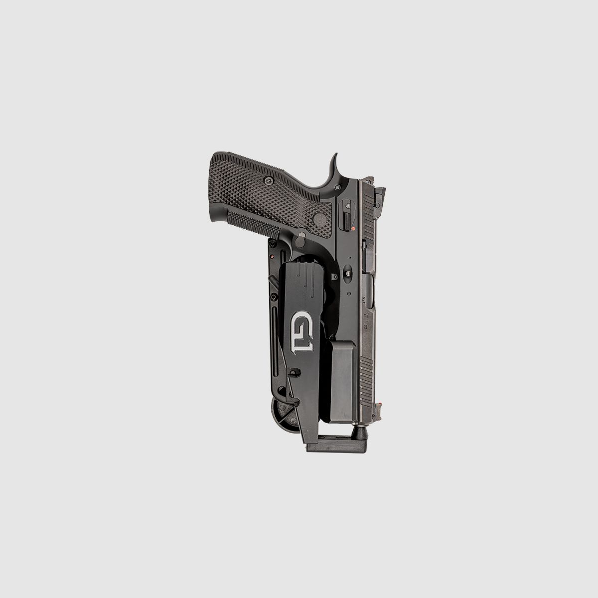 GHOST The One Evo Holster, Black, Hand version: Left hand, Pistol model: RHINO 4, image 1 sur 3
