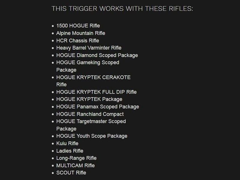 TIMNEY HOWA 1-Stage Trigger for 2-Position Safety