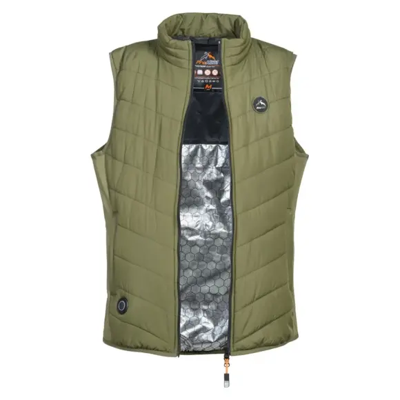 Damen Heizweste Prohunt Hybrid Khaki, Bild 3 von 6