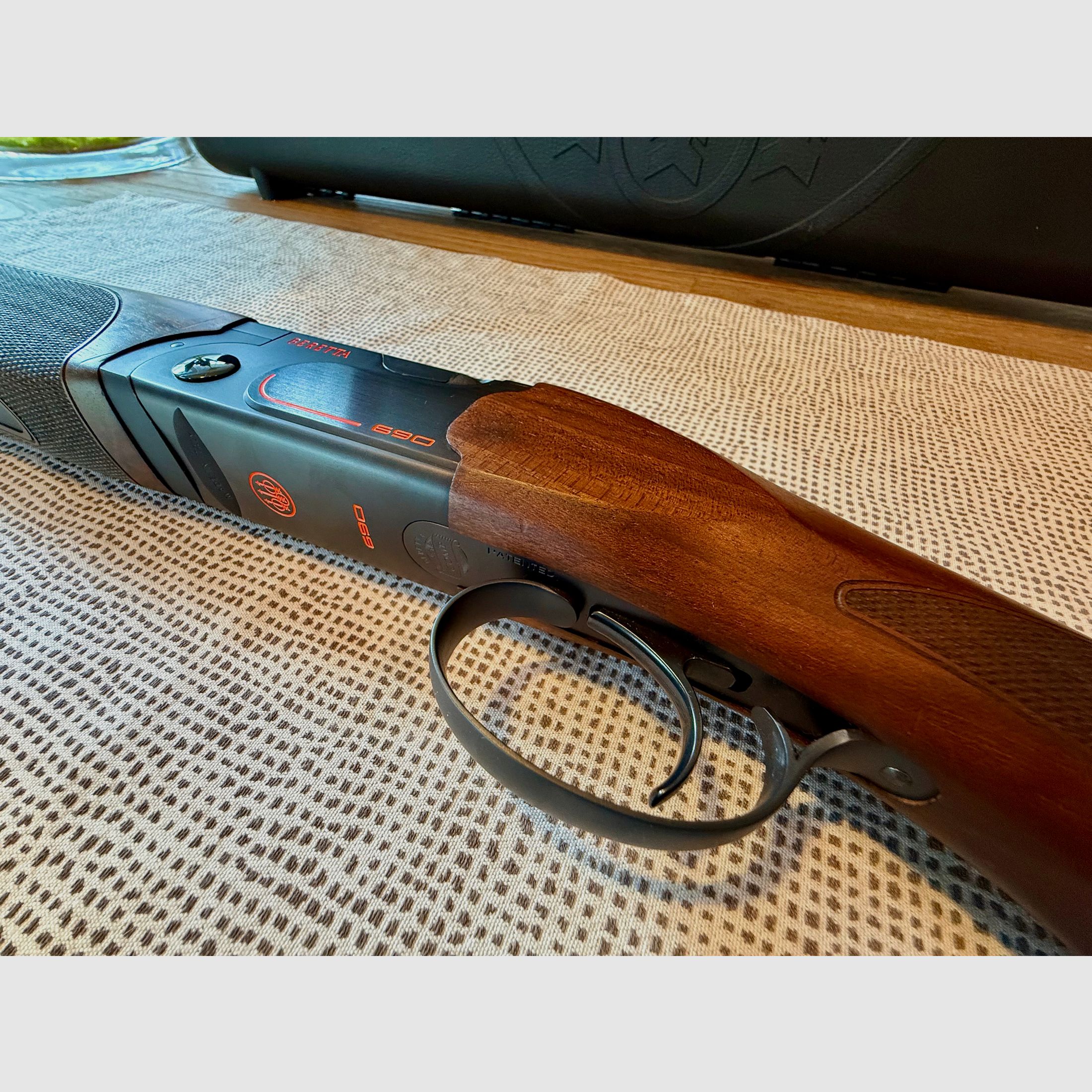 Beretta 690 Sporting schwarz, 71cm 12/76 Bockflinte