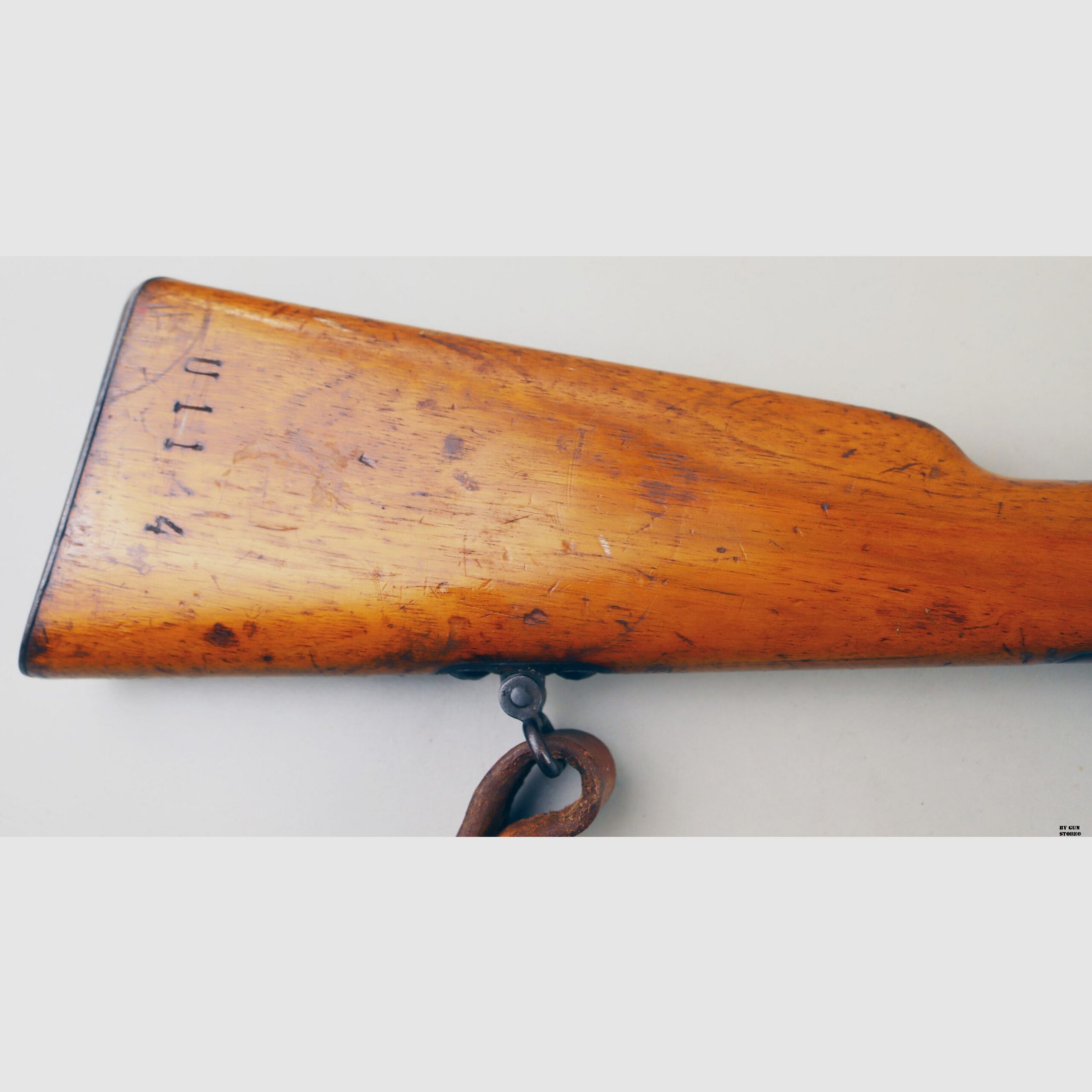 Antikes Vetterli-Gewehr Modell 1870 Kavallerie Kal. 10,4 Seriennr. U1144, Bild 12 von 12