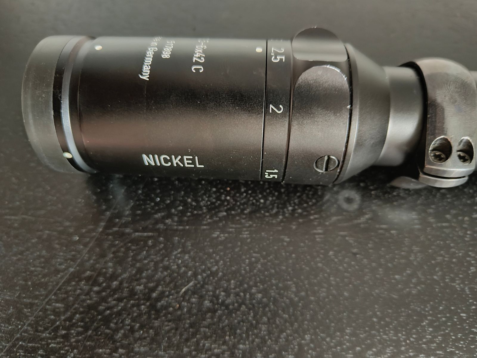 Scope Nickel 1.5-6x42 C illuminated reticle mount Sako Optilock