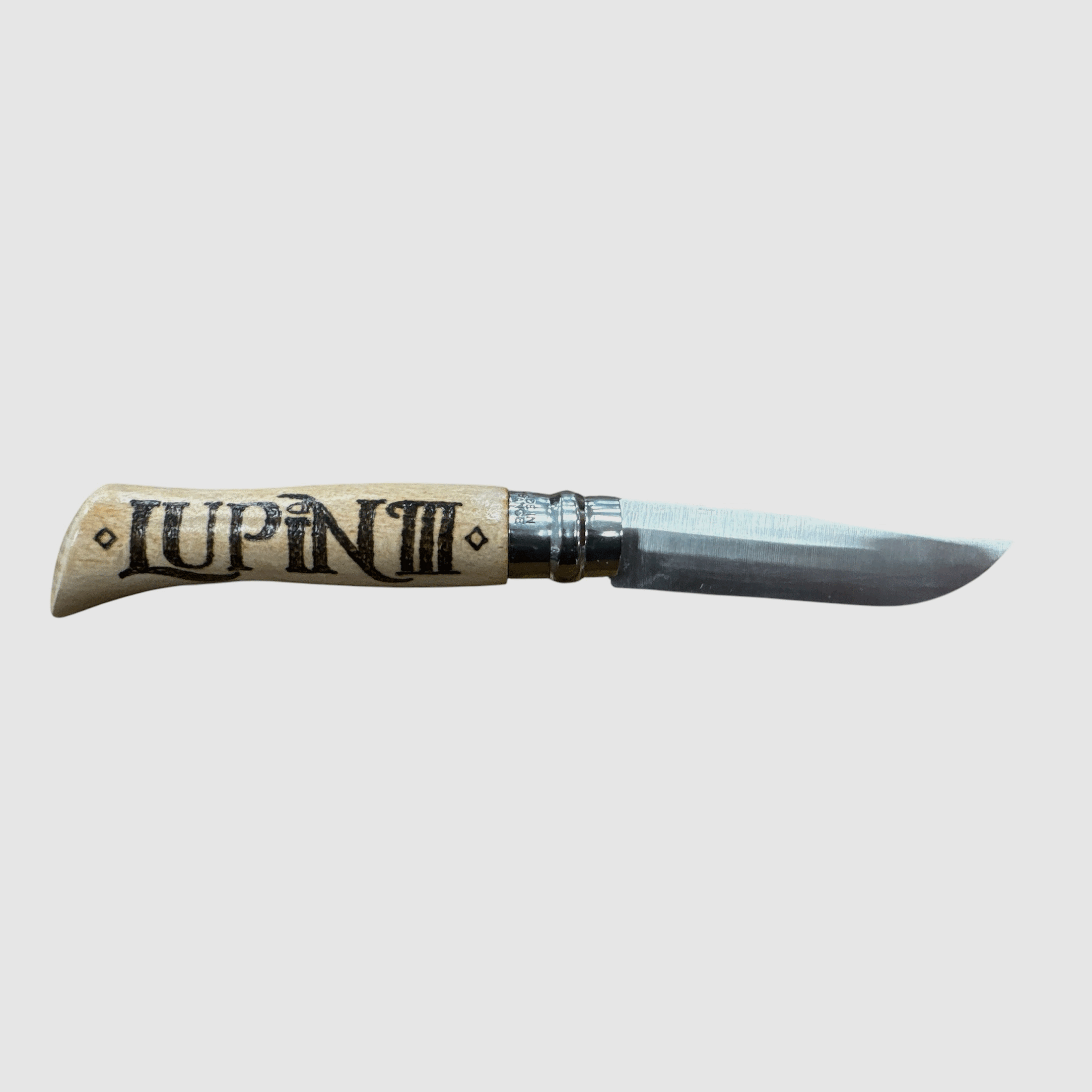 Messer – Opinel – N.9 Kohlenstoff handgefertigt mit Lupin III, Bild 4 von 4