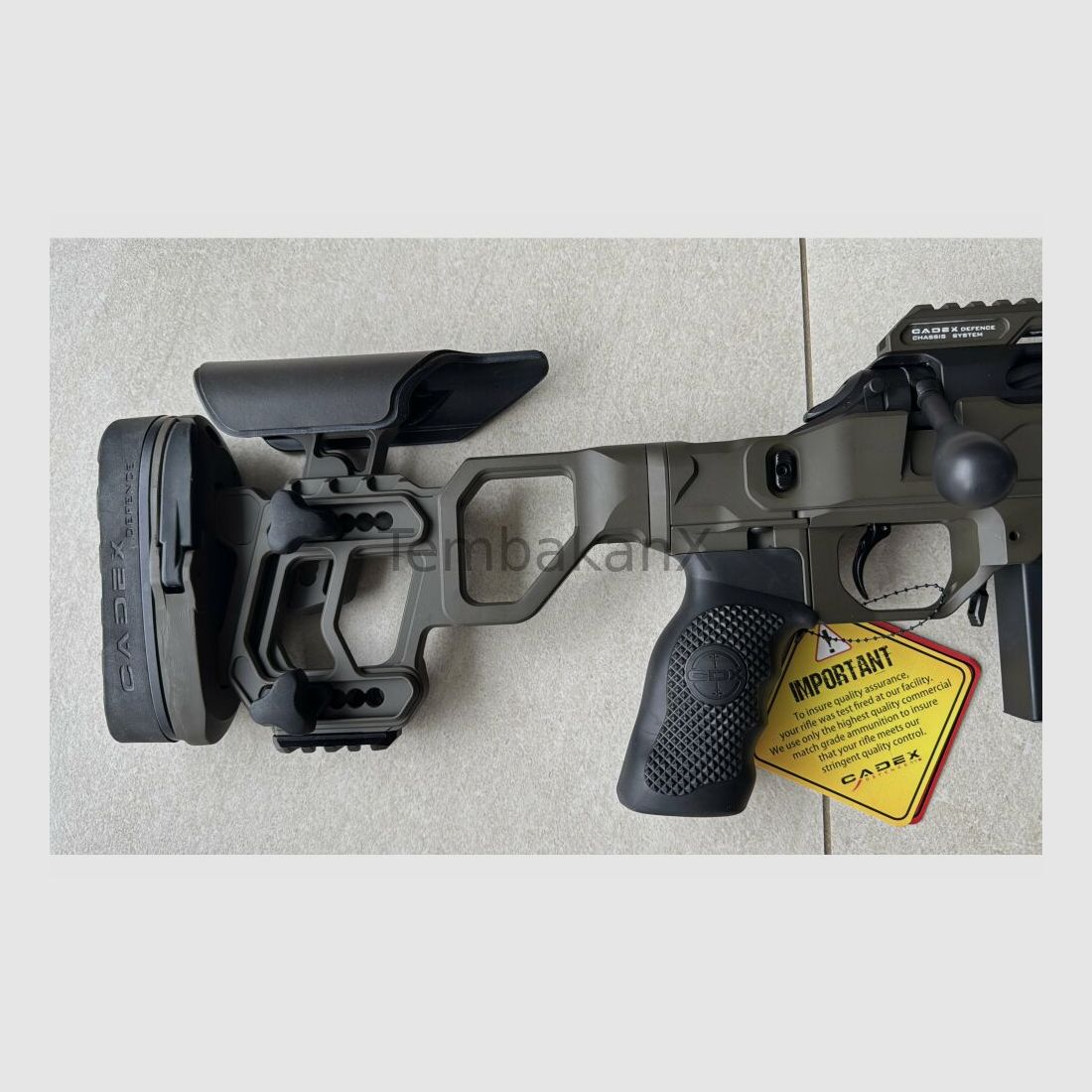 CADEX CDX-R7 CPS (w tym dwójnóg, hamulec wylotowy i kolce ziemne) .308Win