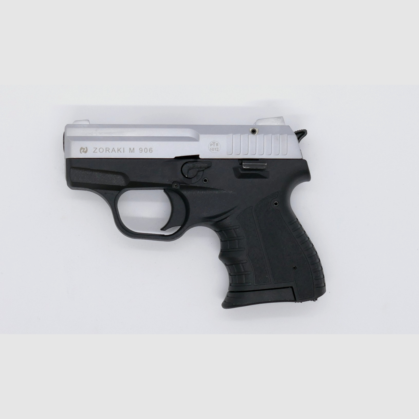 Buchner Zoraki 906 matte chrome 9mm PAK gas and signal weapons