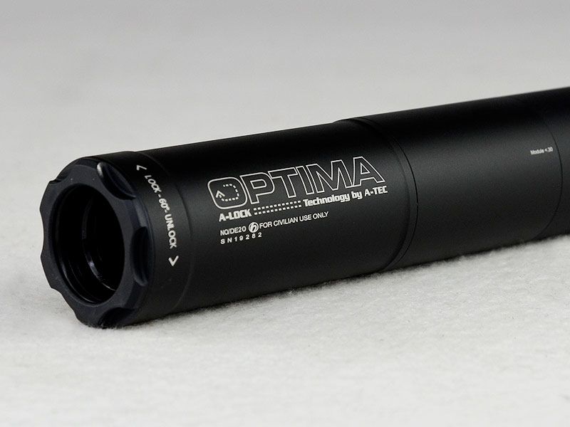 A-TEC OPTIMA 45, Overbarrel Silencer for caliber group .30 (.308 Win. / .30-06)
