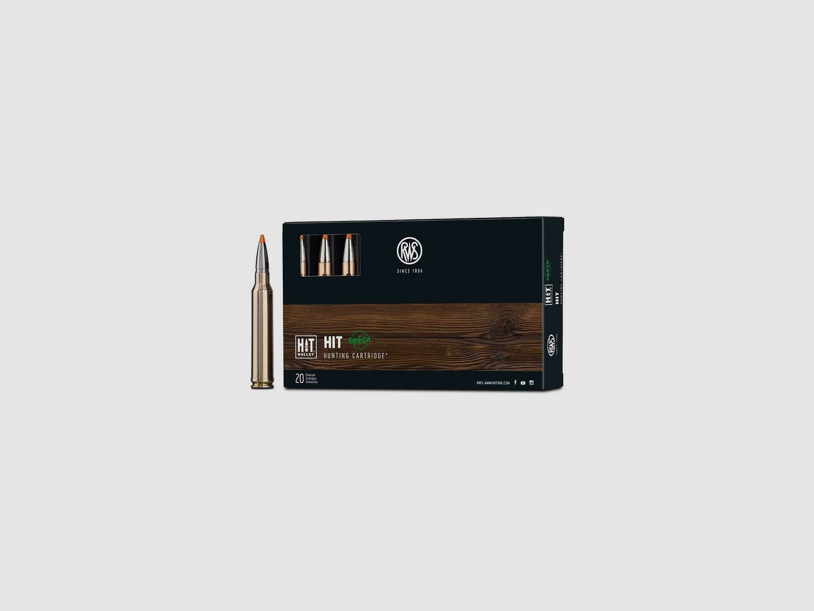 RWS 300 WIN MAG 165 GRS / 10,7 G HIT 20 STK, Bild 1 von 3