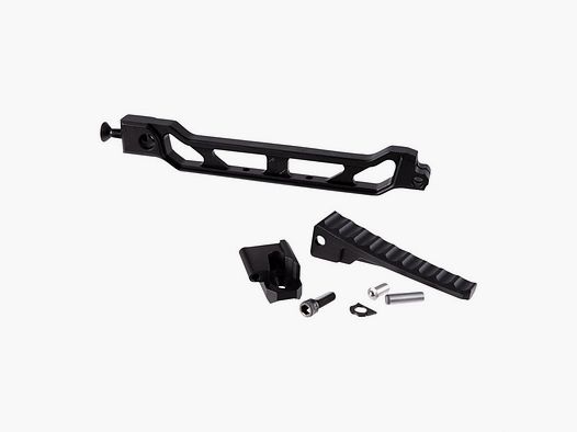 JMAC CUSTOMS 8-INCH RAISED ARM BAR WITH FOLDING BUTTPLATE FOR 4.5MM FOLDI