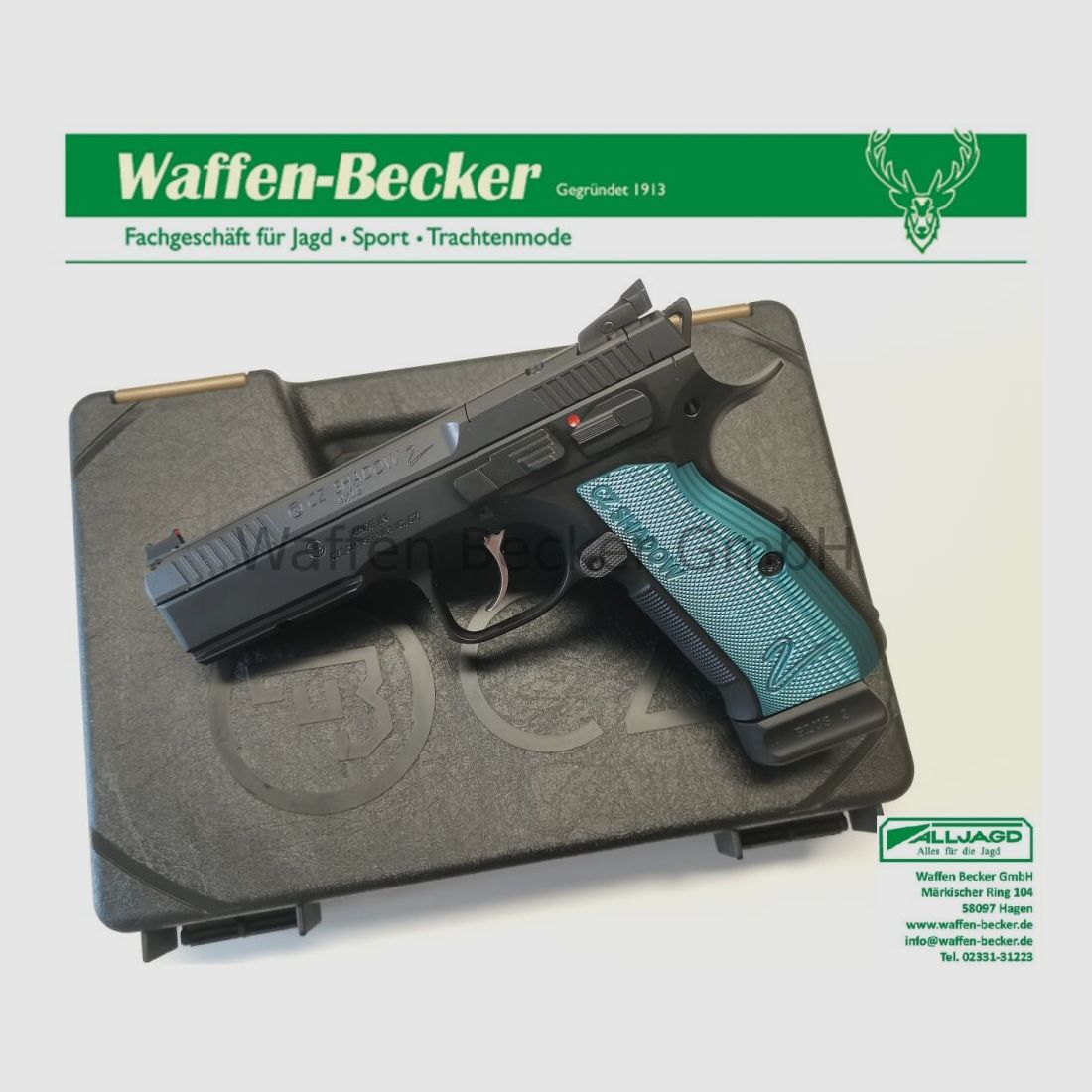 CZ CZ75 SP01 Shadow 2 OR (Optiek Klaar) Kal. 9mm Luger