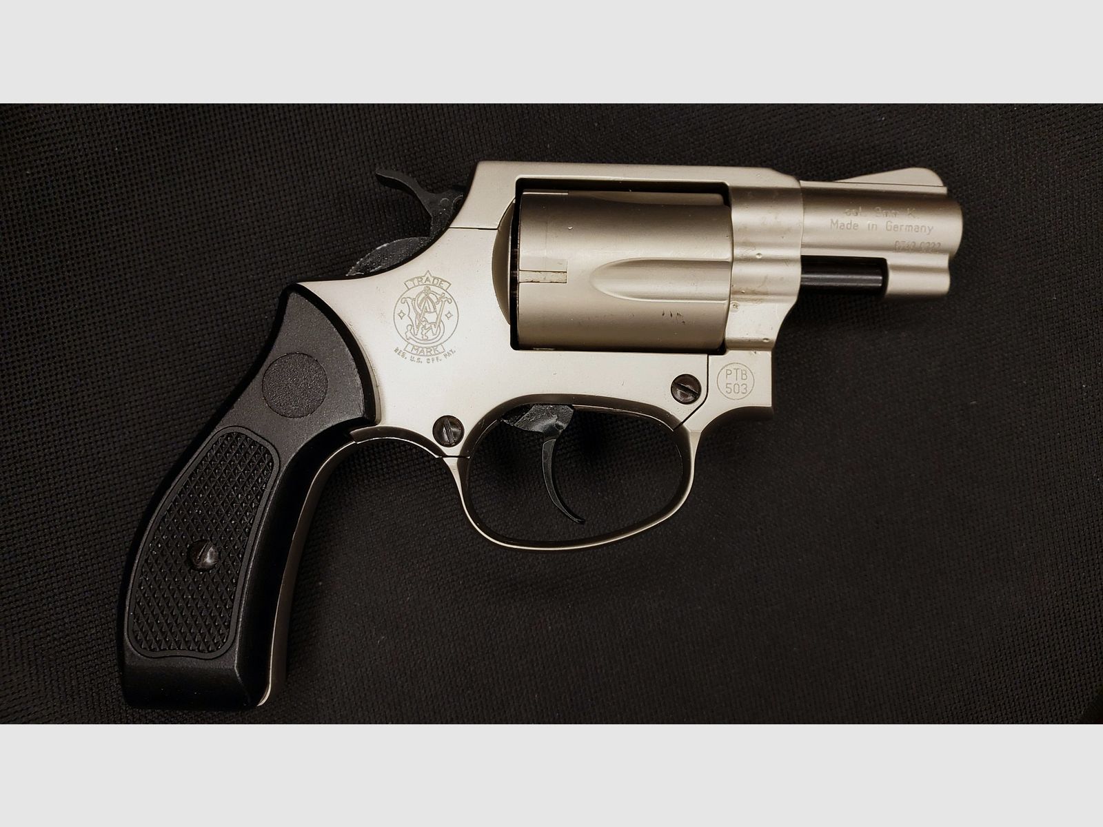 Smith & Wesson Chiefs Special Schreckschussrevolver Kal. 9mm R.K. Nickel (PTB 794)