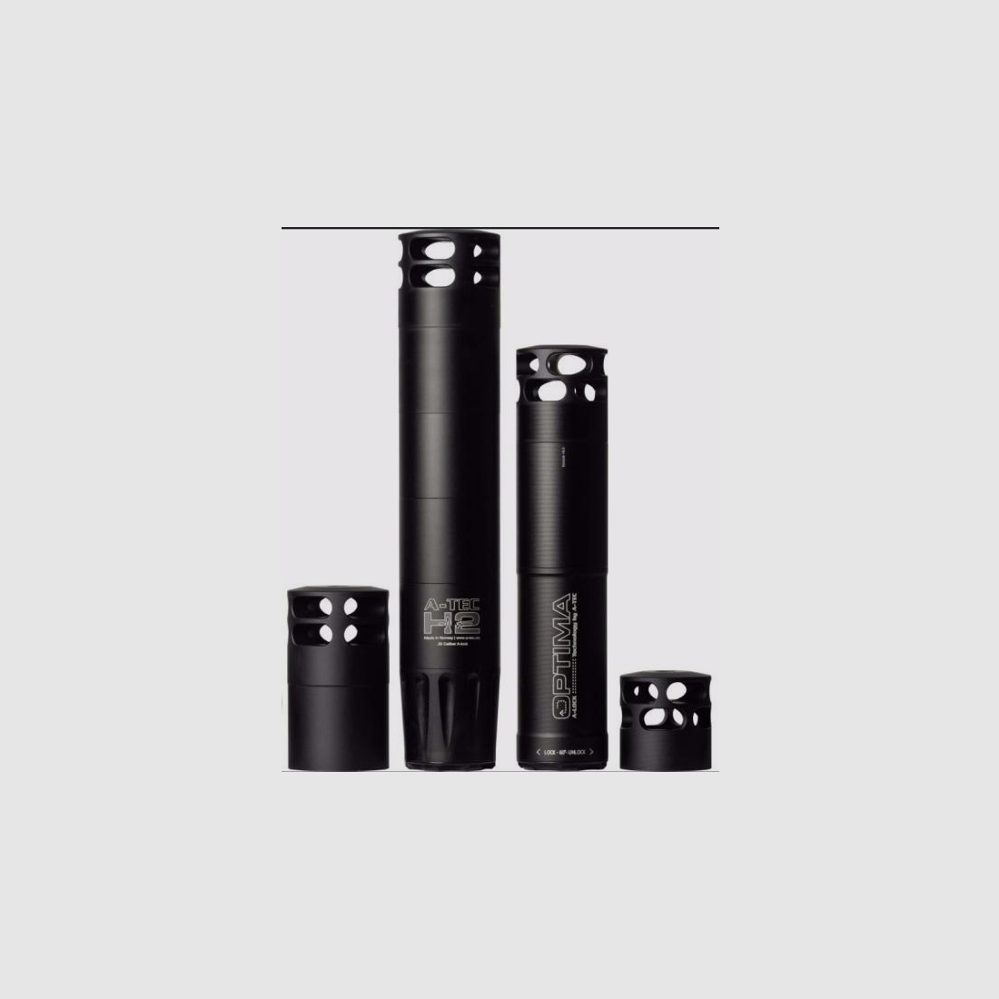 A-TEC Zubehör f. Schalldämpfer End Cap Break -Mündungsbremse f. Optima45   bis .375