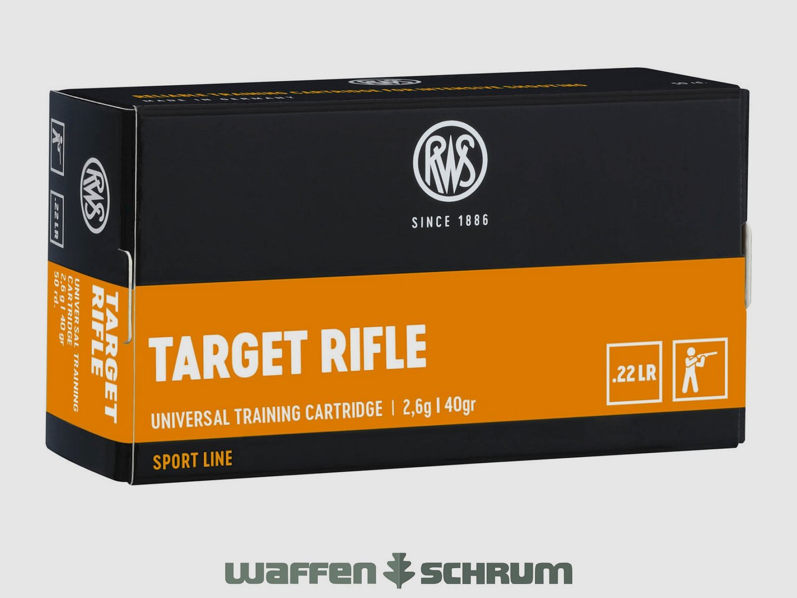 RWS Target Rifle 2,6g - 40gr .22lr