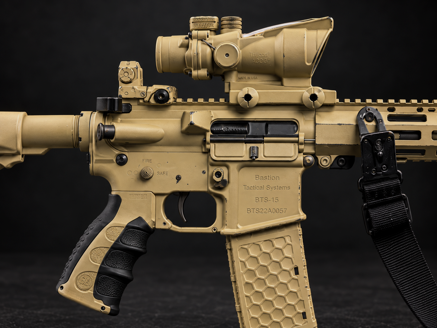 Bavarian Tactical Systems BTS-15 .223 Rem | 16” | Timney 2-Stage | FDE, Bild 5 von 6