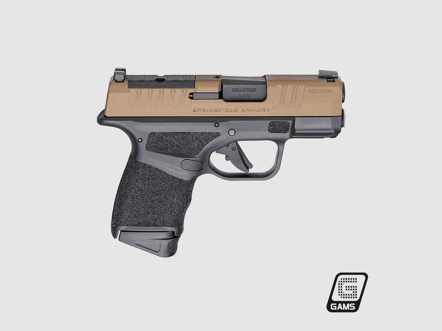 Pistool SPRINGFIELD Hellcat 3″ Micro-Compact OSP Brons, afbeelding 1 van 4