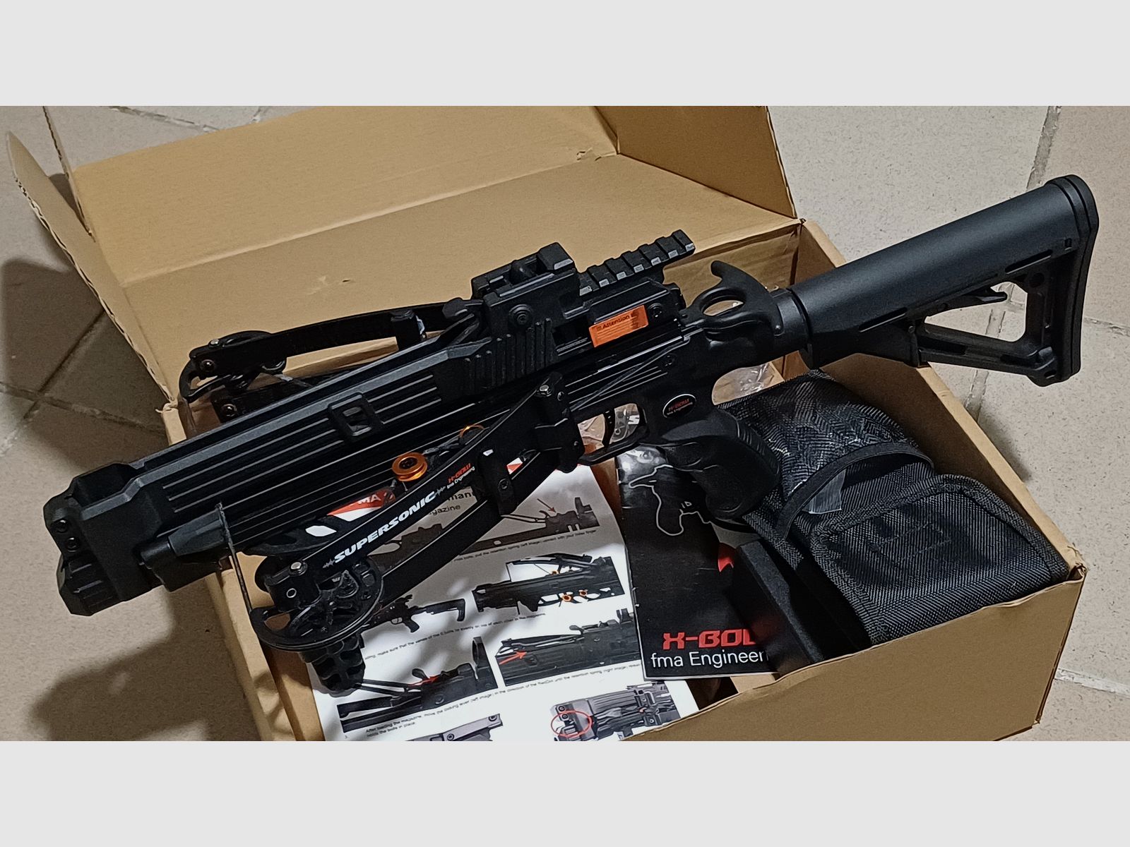 X-bow fma Supersonic Rev Tactical als nieuw Roodpunt