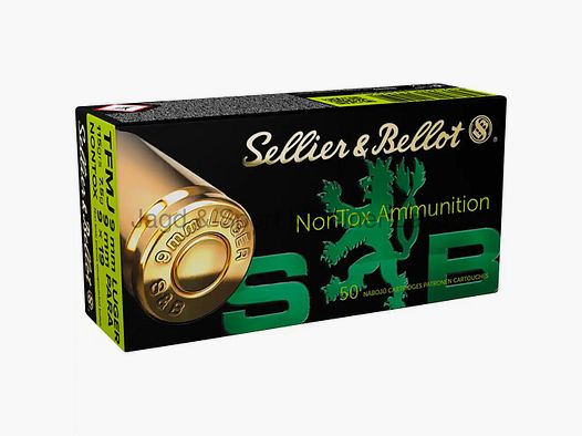 Sellier & Bellot NONTOX, TFMJ, 124grs