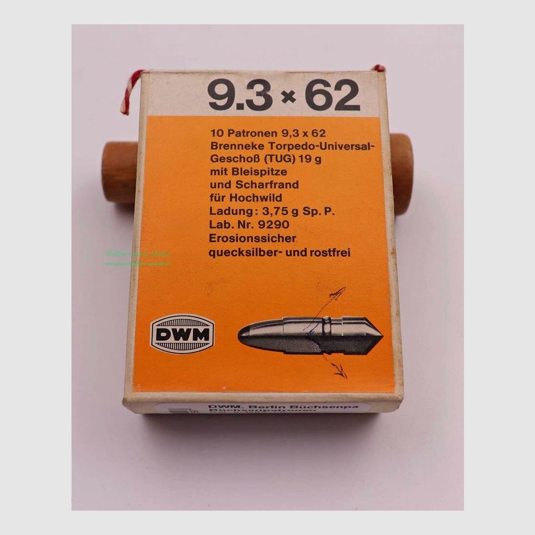 DWM, Berlin cartouches de fusil 9,3x62