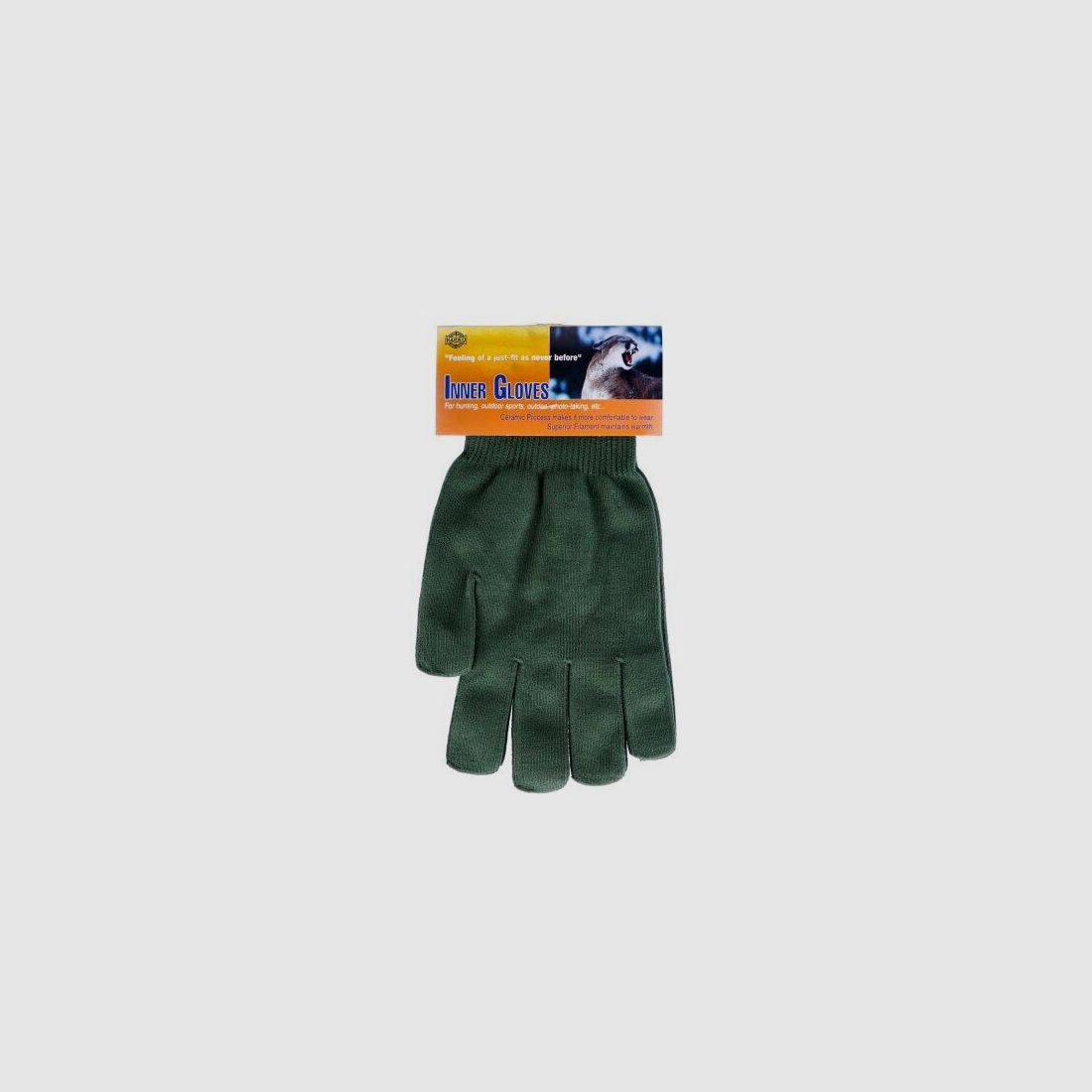 HAKKO Inner Gloves sous-gants fins verts, image 1 sur 2