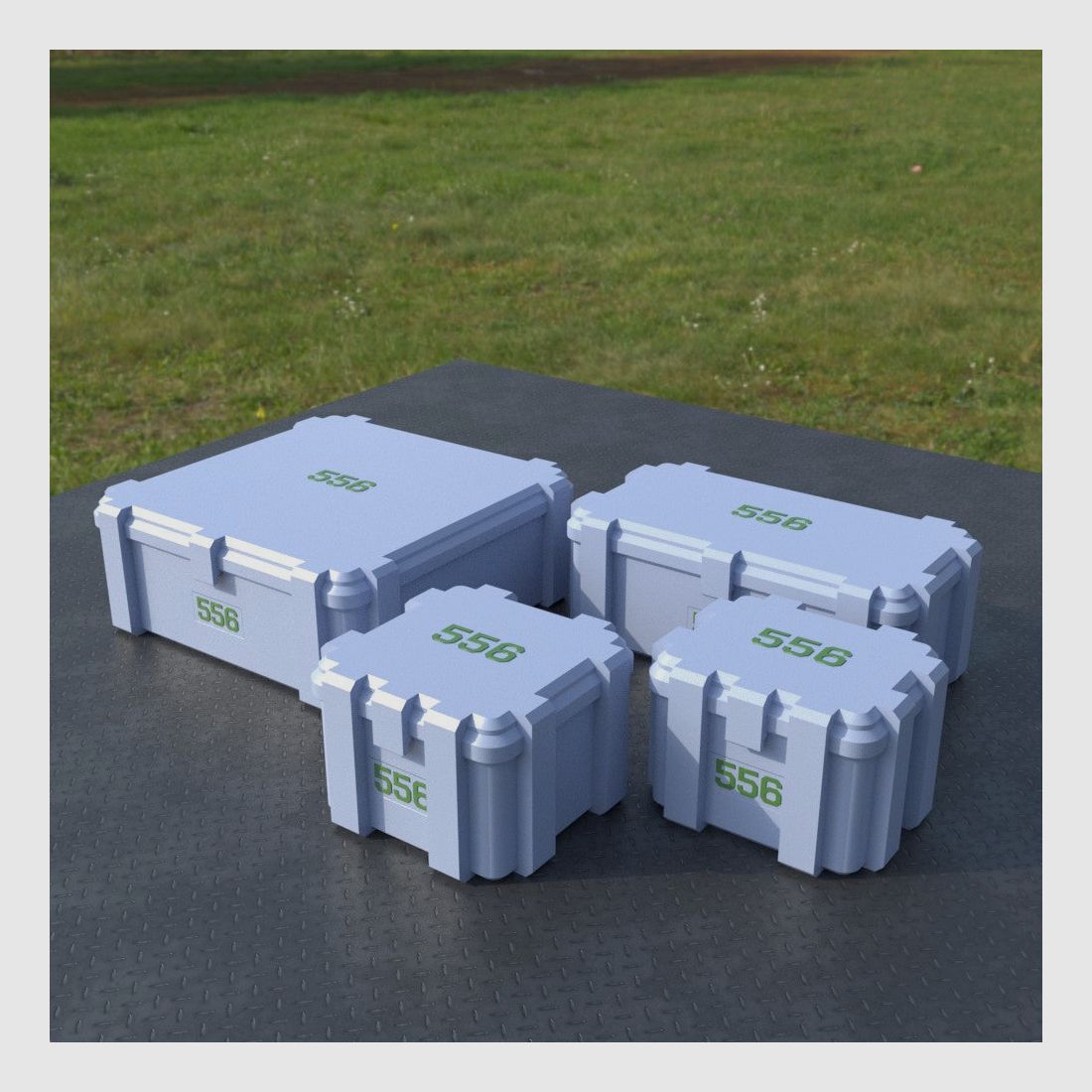 Filamelt Munitionsbox / Ammo Box .223 Remington / 5.56 – Patronenbox ‘Klappdeckel’ – 20 / 25 / 50 / 100 Runden