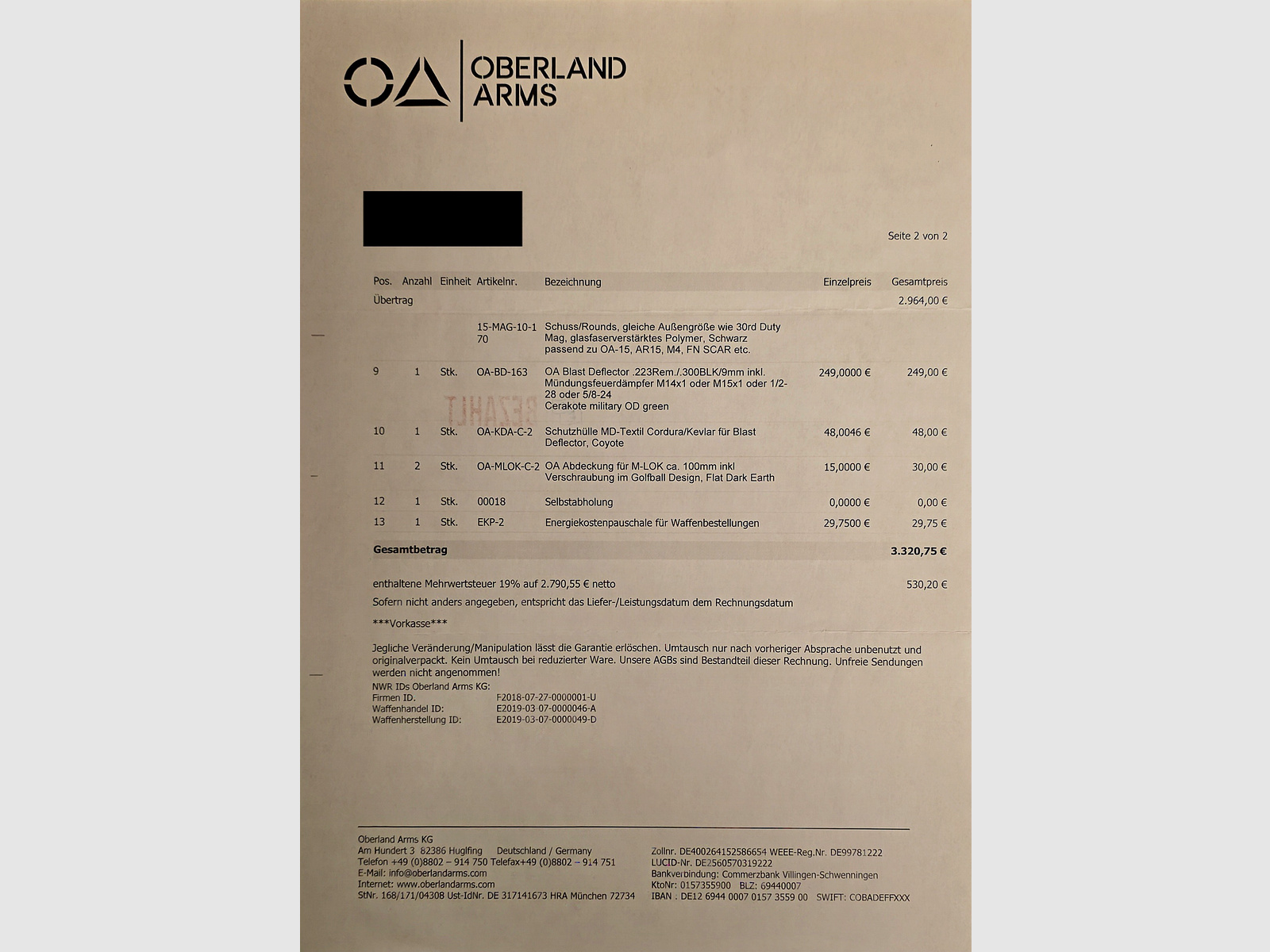 Oberlandarms M5 Ar-15 in .223