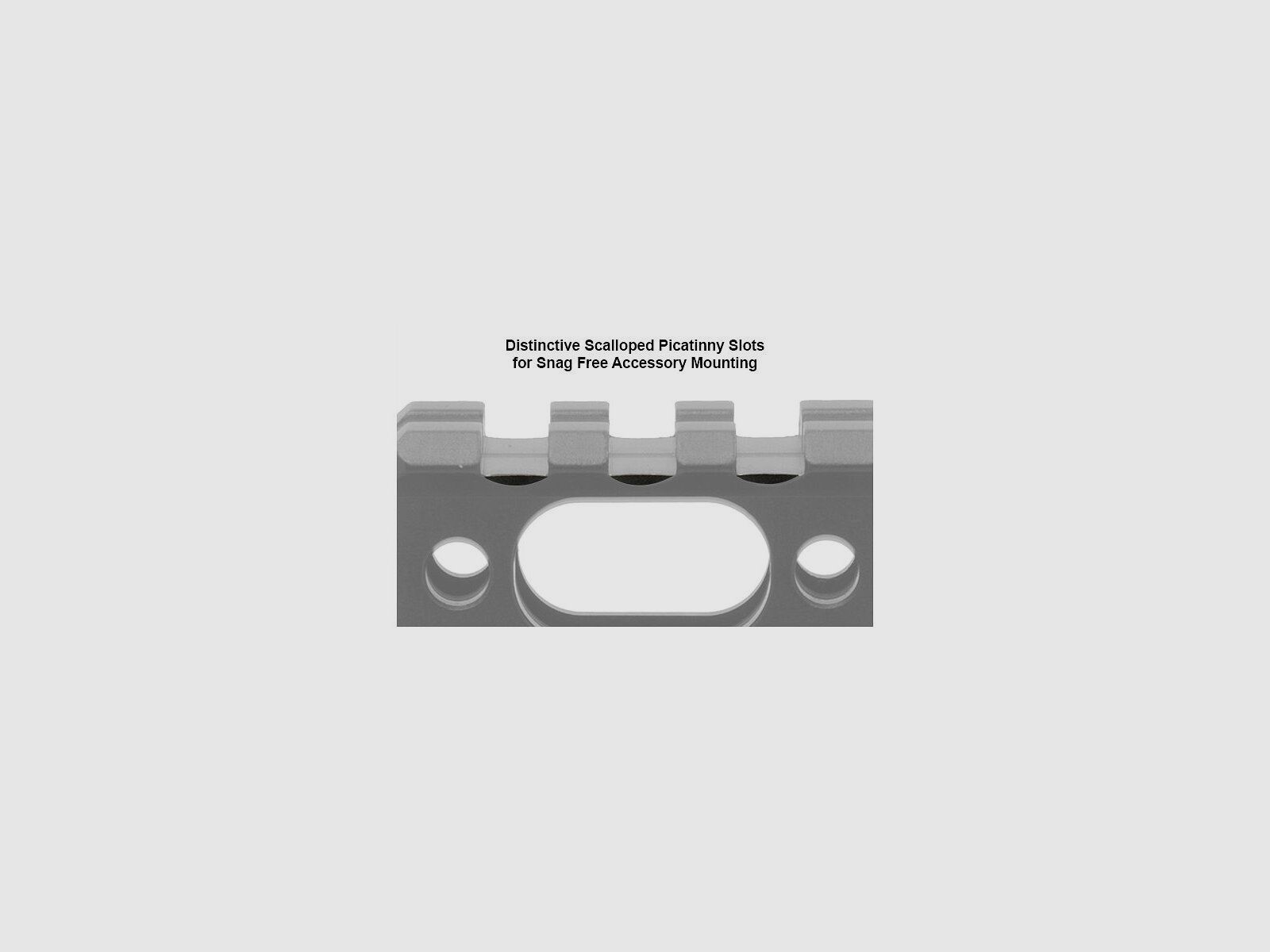 UTG Super Slim Picatinny Full Size Riser Mount 1"High 3-Slot, Bild 7 von 9