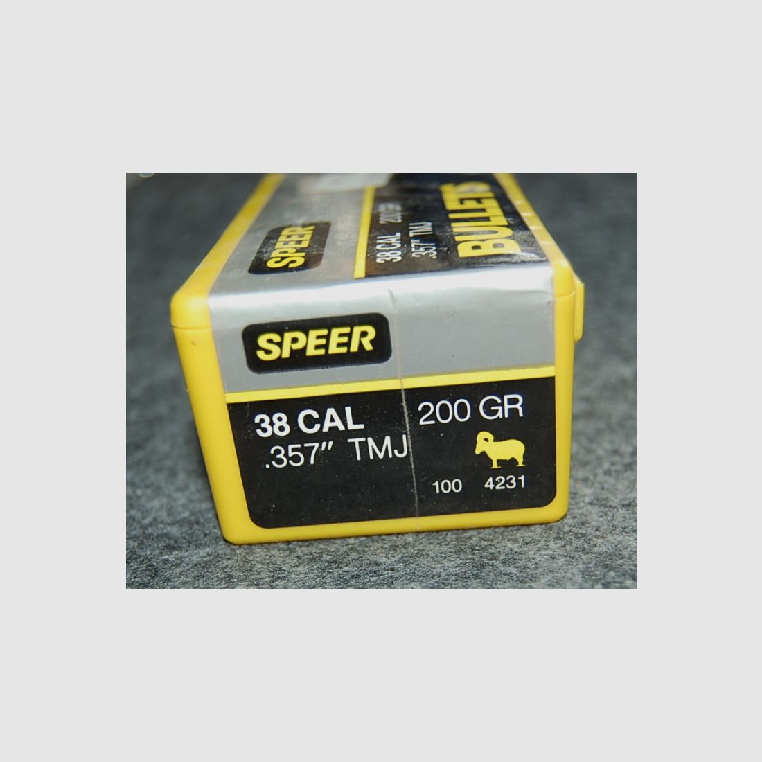 SPEER 38 CAL. .357" TMJ 100 St. #4231