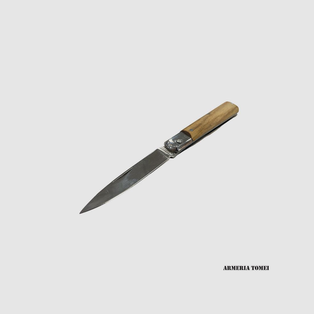Messer – Das abgerundete Olivenholzgriff mit Edelstahlkopf 15cm, Bild 2 von 4