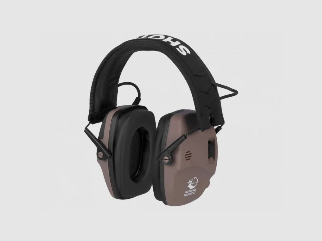 SŁUCHAWKI REALHUNTER REALHUNTER ACTIVE PROSHOT BT BRĄZOWE, zdjęcie 1 z 3