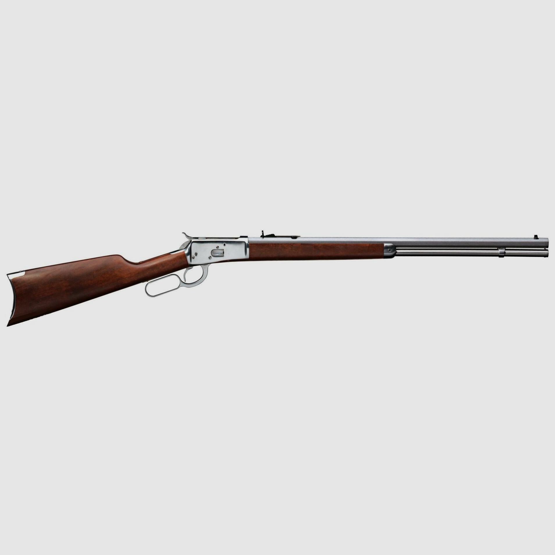 Underlever repeating rifle Rossi stainless steel/Inox 1892 M 175 .357Mag / .38Spl 8-sided 20" barrel IN STOCK!