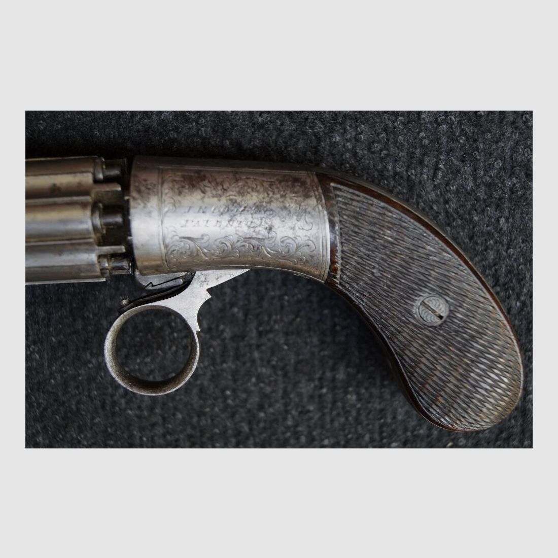 J.R. Cooper Under-hammer 6 Shot Percussion Pepperbox Revolver