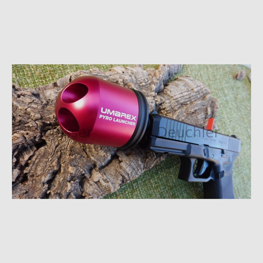 für alle Pyro Launcher Silvester >Abschußbecher für 5 Signalsterne