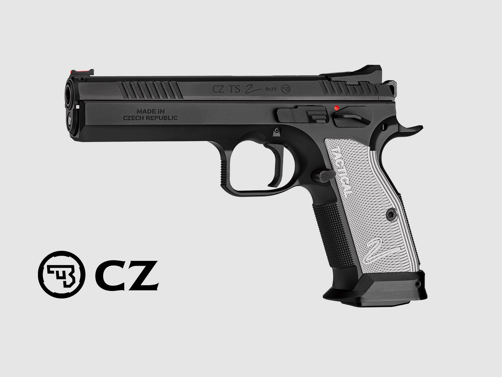 CZ TS 2 Silver, calibre 9mmLuger || Pistolet