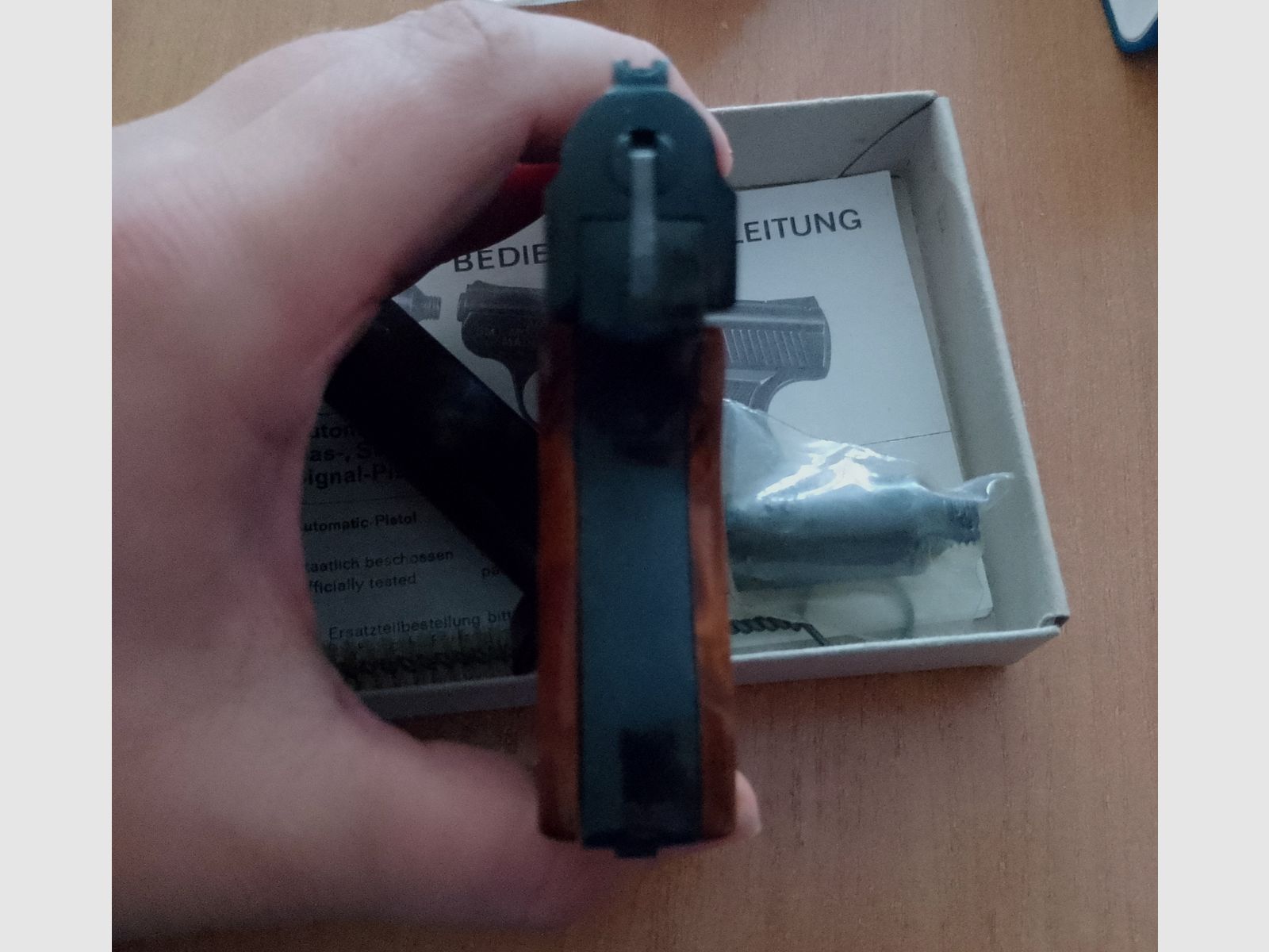 Stary Rhöner SM 15 kal. 8 mm huk w PTB 83/2 z opakowaniem!