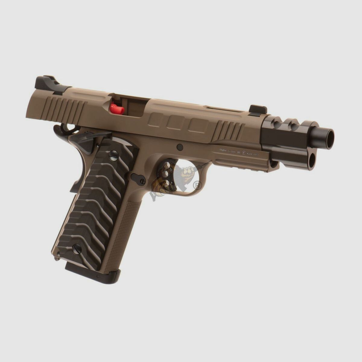 KP-16 Pistola CO2 in metallo completo con blowback in tan