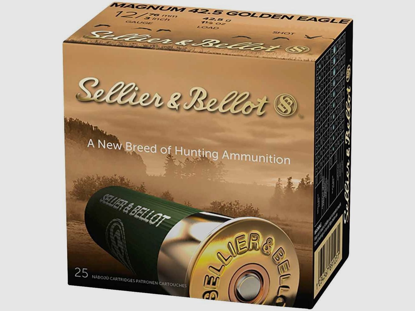 Sellier & Bellot 12/76 Magnum Plastik 4,0mm 42,5g