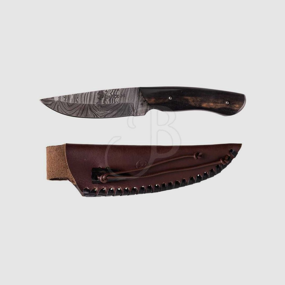 Mes 39Hunter Damasco Hunter Ebano, afbeelding 2 van 3