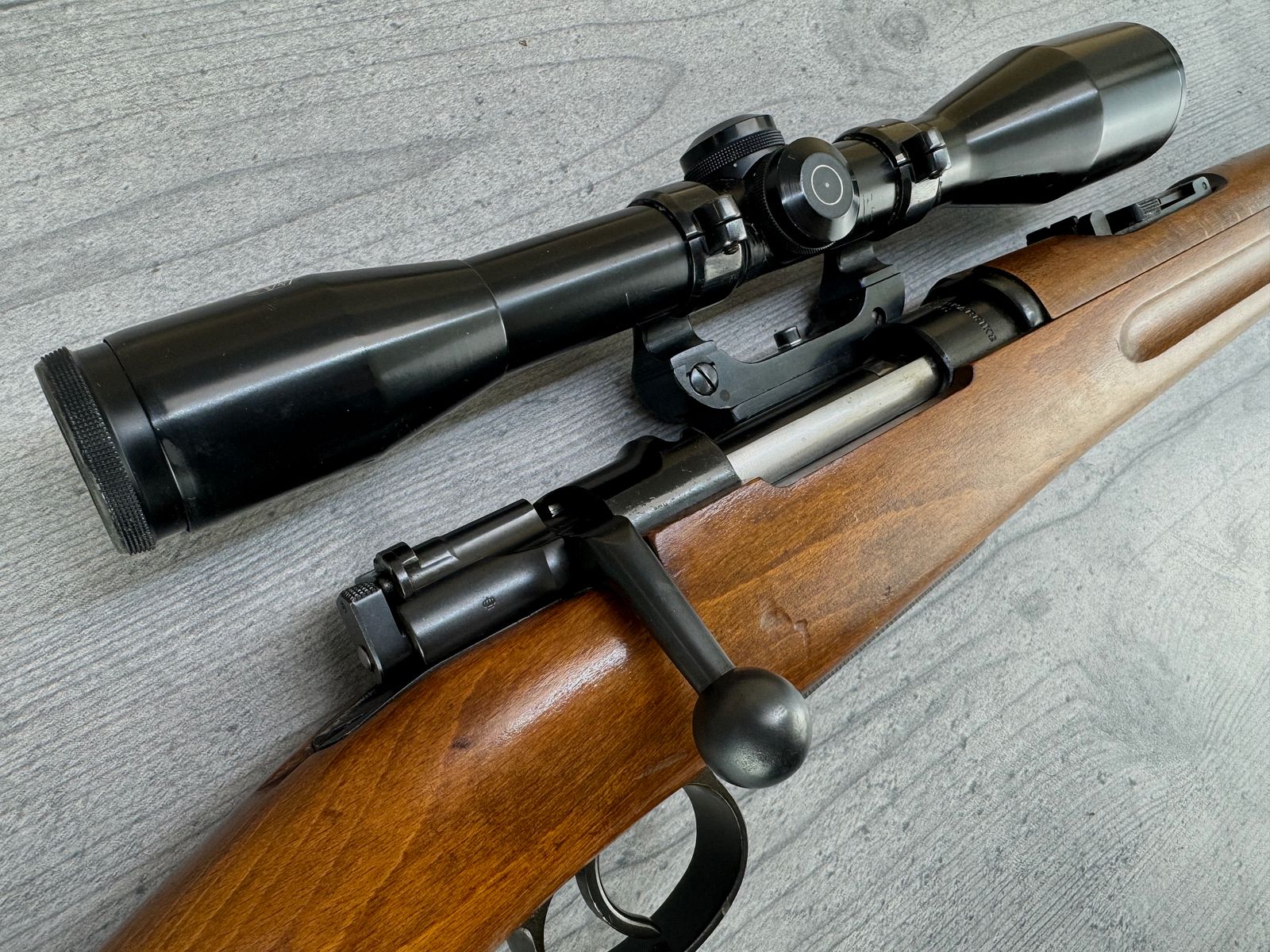 Carl Gustaf/ Husqvarna M/38 6.5x55mm with side mount + S&B 12x42 scope