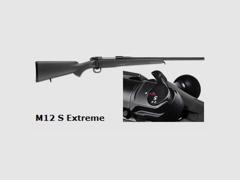 Mauser M12 Extreme (Tensión manual) rifle de repetición con rosca de boca