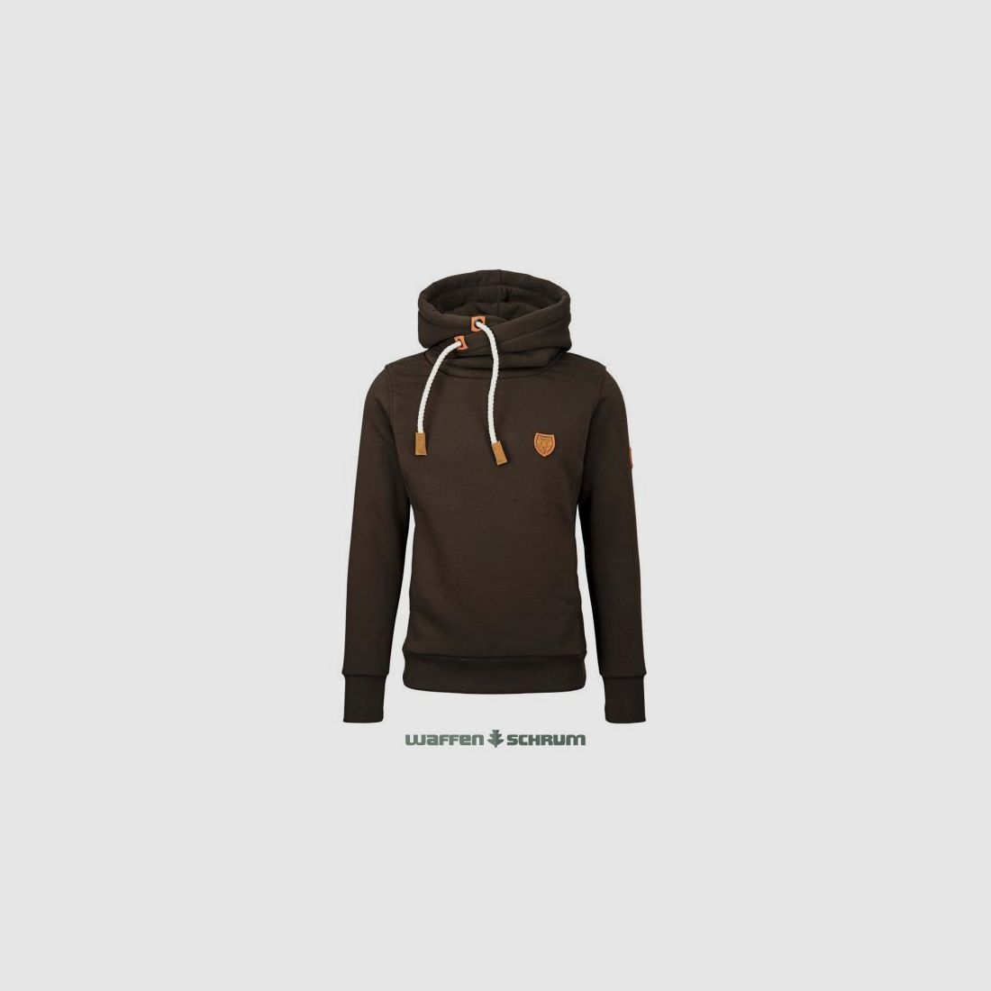 Hubertus Hubertus Hoodie  oliv / braun