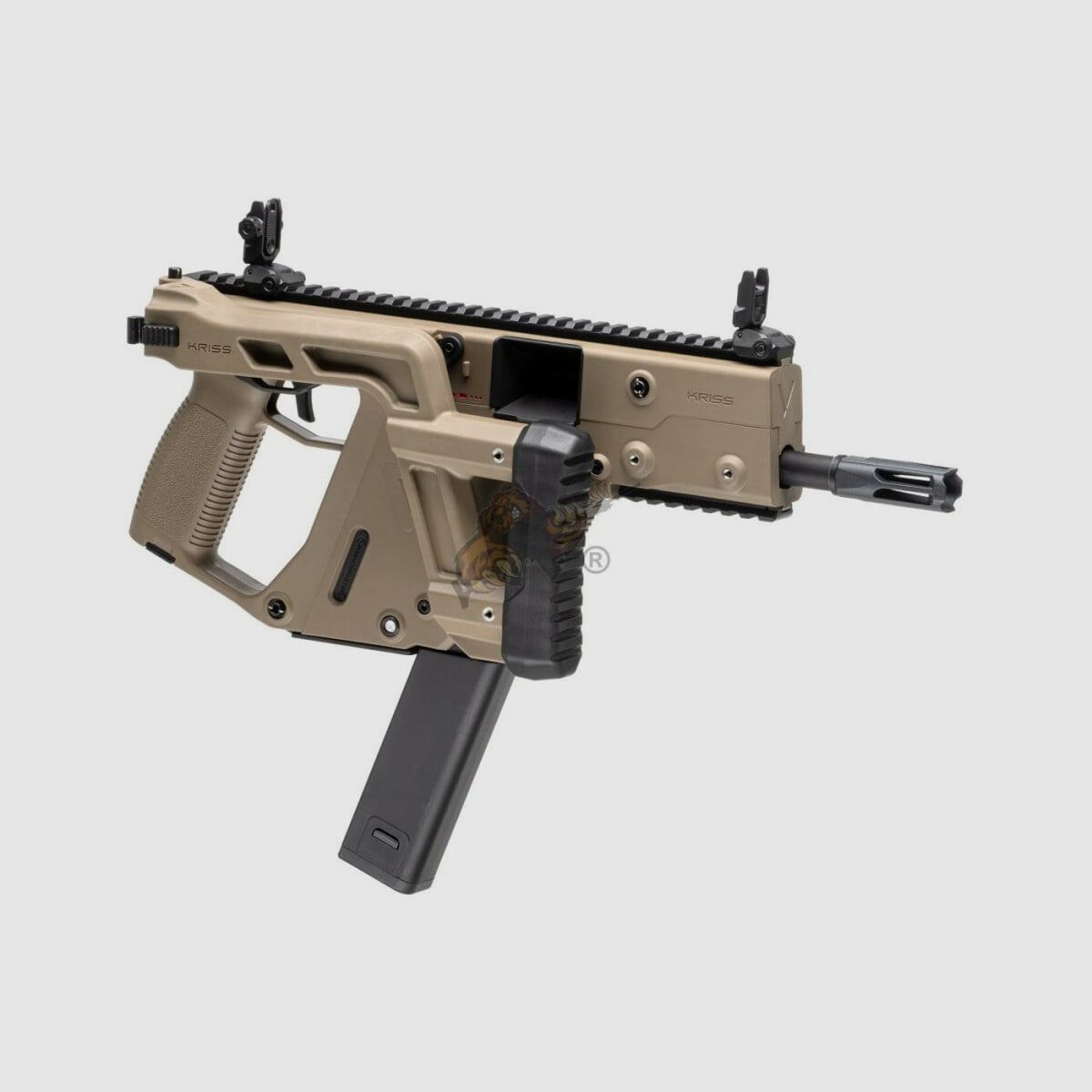 Kriss Vector V2 Airsoft en Dark Earth - max. 0,5 Joule (Krytac)